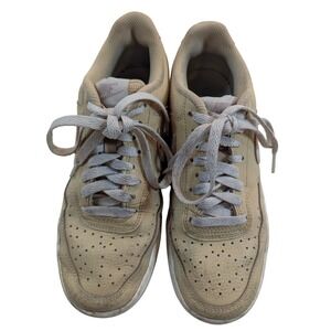 Nike Court Vision Low Next Nature Sneakers Women's 7 Tan Camo DX3734 READ